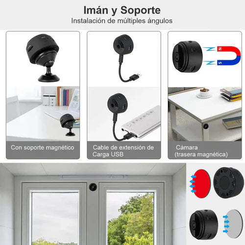 KIT DE 2 UNIDADES MINI CÁMARA ESPÍA - VISION SPY HD